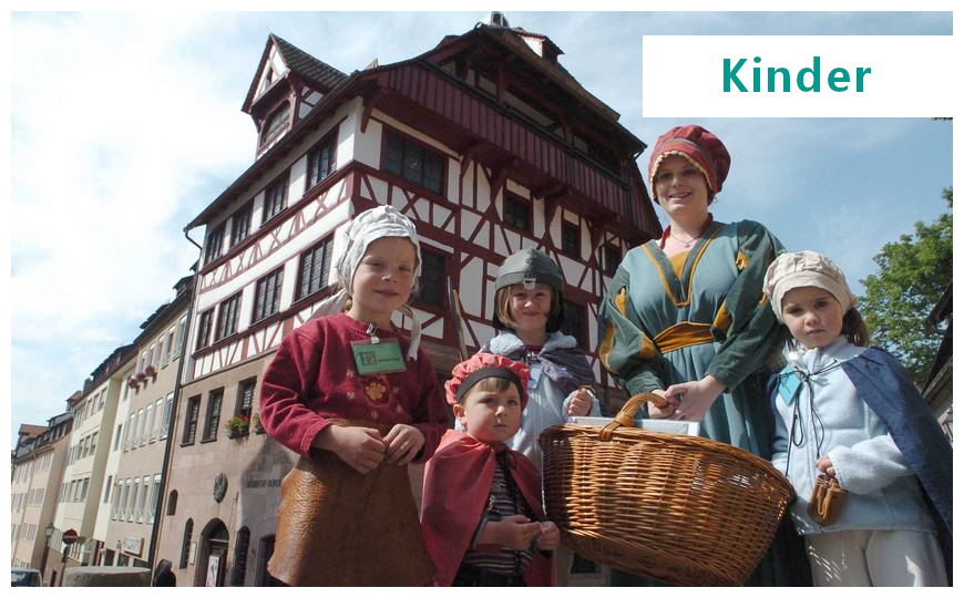 Gruppenführungen für Kinder, Stadtführungen für Kinder